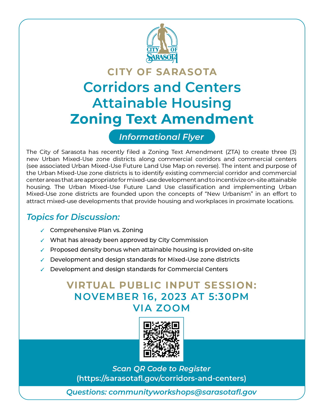 Attainable Housing ZTA Virtual Public Meeting