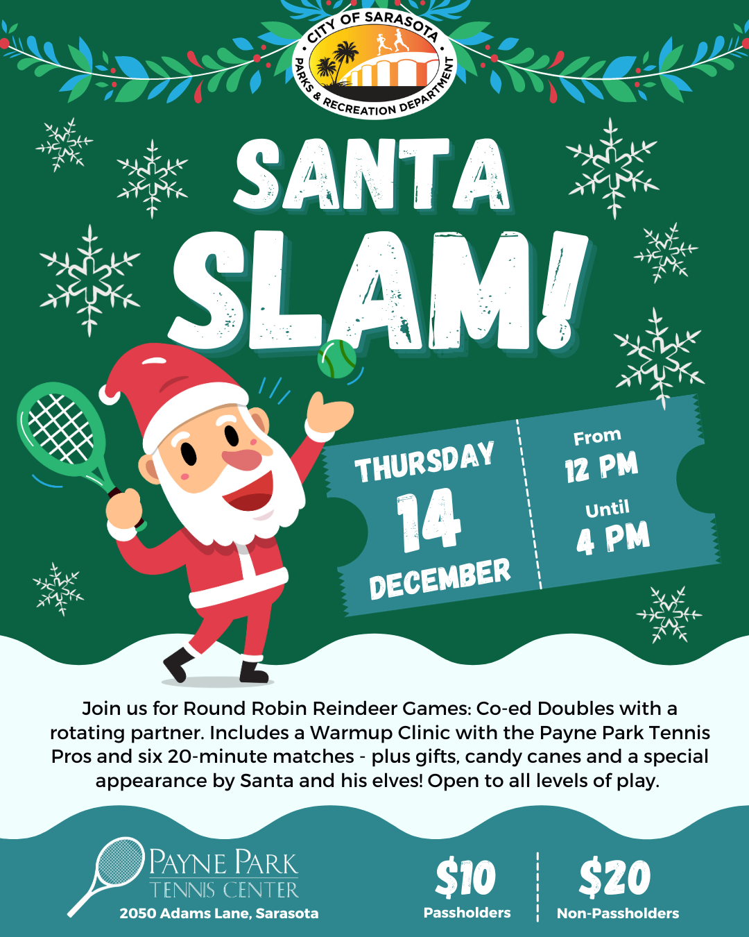 Santa Slam Flyer (1080 x 1350 px)