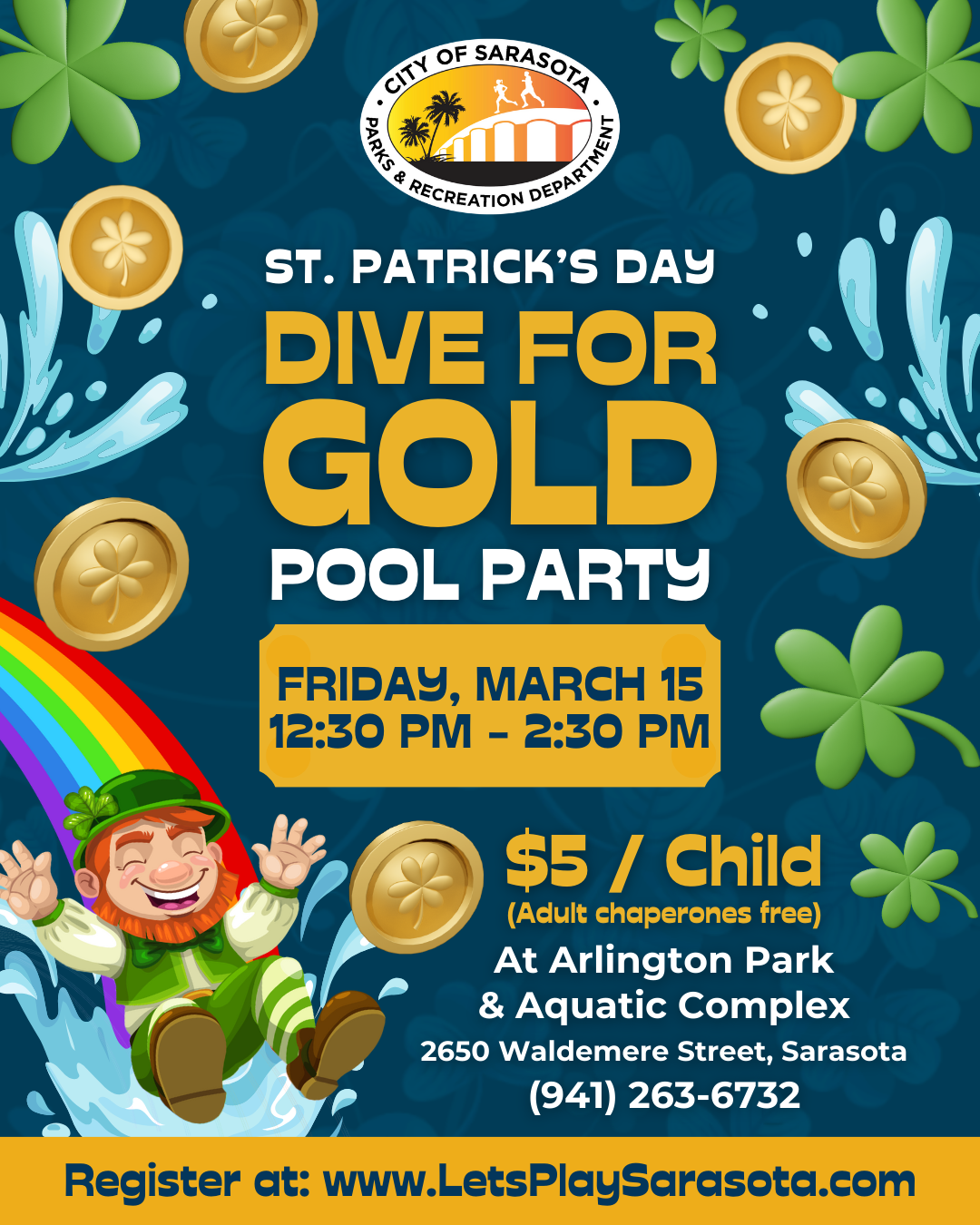 Dive for Gold 2024 - Flyer (1080 x 1350 px)